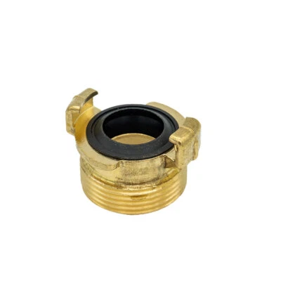 MARKENLOS Wasserkupplung mit Außengewinde Klauenkupplung System Geka kompatibel Messing