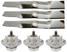 John Deere GX345 GX355 54" Mower Deck Spindle Assembly and Blade Kit