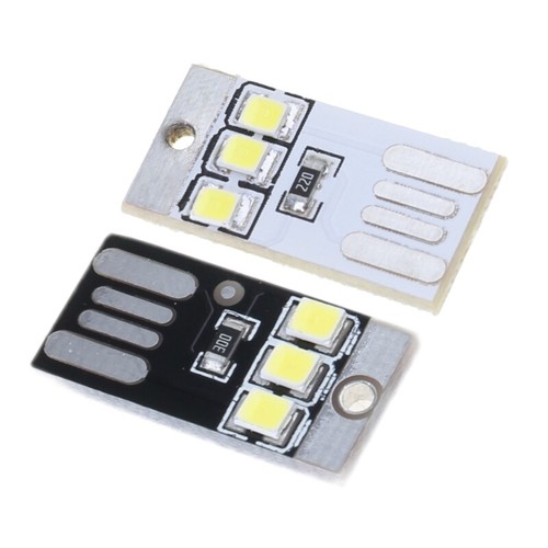 USB Power LED Keychains Night Light 0.2W USB LED Bulb Book Light for Laptop PC - Photo 5/10