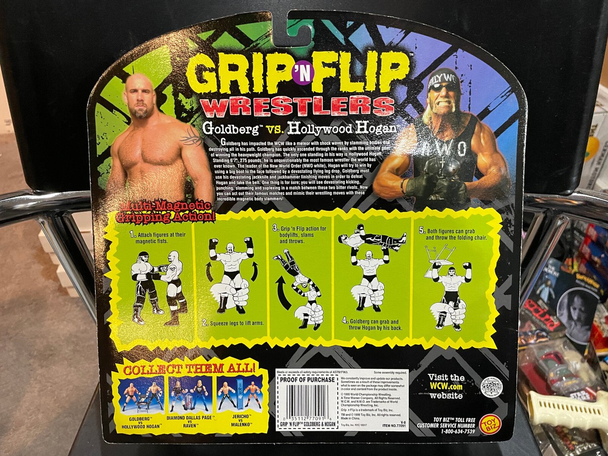 スポーツ Hollywood Hogan Goldberg Grip 'N Flip Hollywood Hulk Hogan & Goldberg WCW/NWO Grip 'N Flip