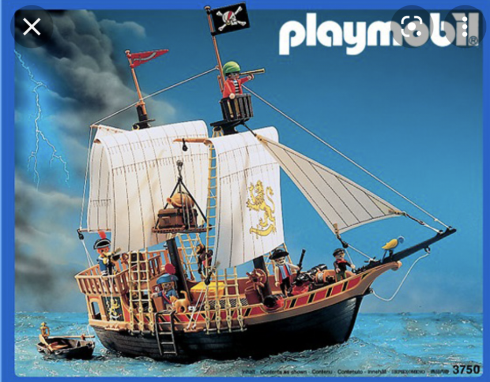 Playmobil * Pirate Ship 3750 SPARE | eBay