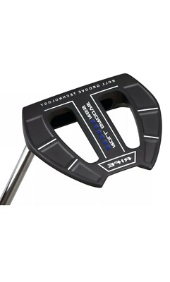 Left Handed Rife Golf Roll Groove Tech RG5 Full Mallet Dual Winged Putter (35'')