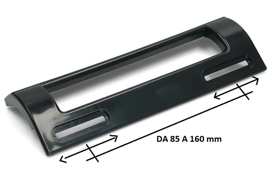 Poignée Réfrigérateur Universale Noir pour Avec Entraxe Trous De 85 La 160 MM - Photo 2/3