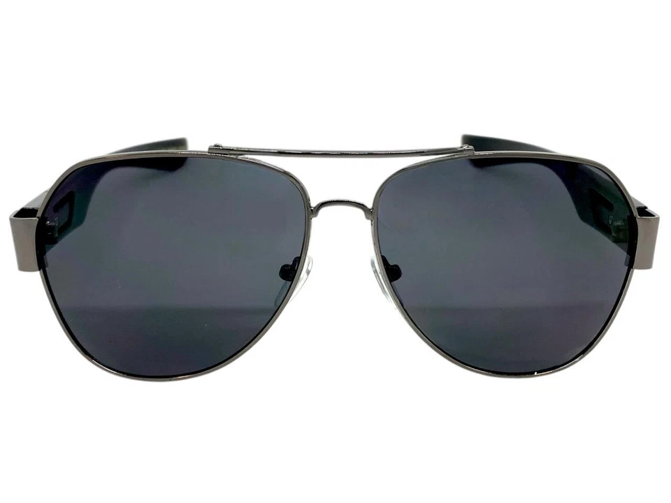 Gafas de sol clásicas vintage retro elegantes de moda calidad premium para hombre marco gris Foto 4 de 4