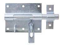 Alberts 10 X Bolzen-Schlossriegel Mit Befestigter Schlaufe Blau Verzinkt L:130Mm