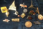 <!--F#f_0-->Lot Of 15 Vintage Pin Back Buttons Cowboys Disney Ford Steer<!--F/-->