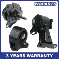 3PCS Motor AND Auto Trans Mount Fit For 2003-2005 Honda Civic 1.3L SOHC Hybrid