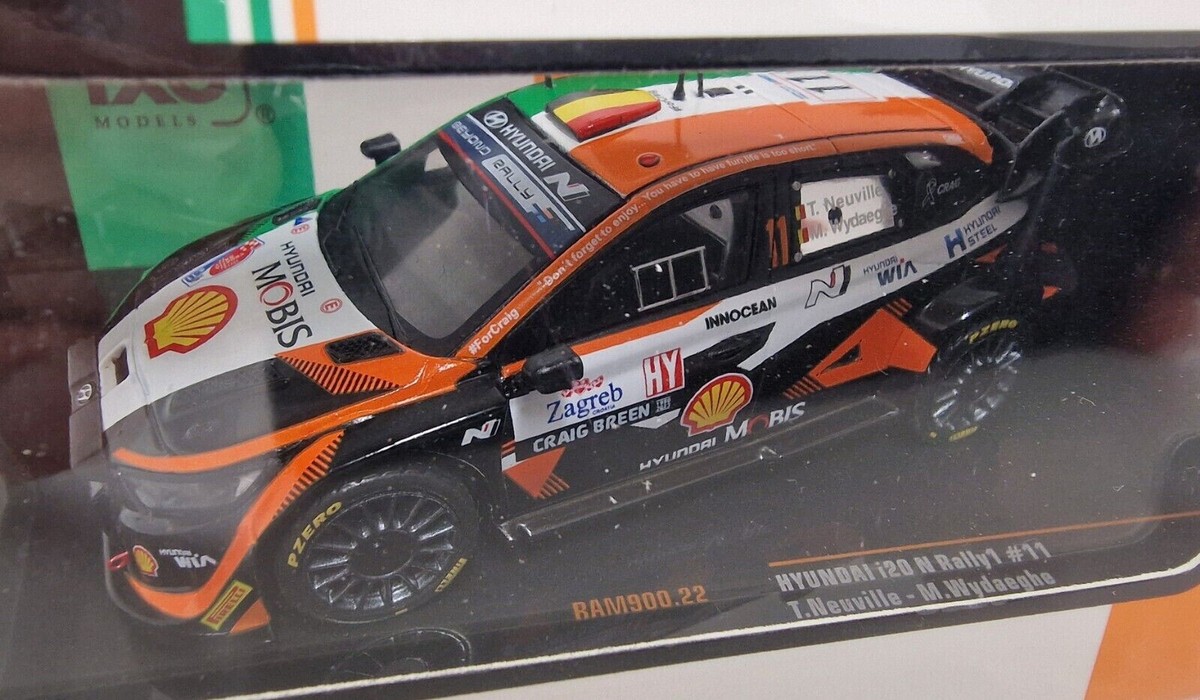 HYUNDAI I20 Coupe WRC RALLY1 #11 Croatia Rally 2023 Neuville