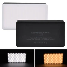 168LED 6W Video Light Rechargeable 2500-6500K Dimmable LED Panel Fill Light