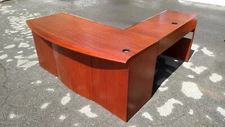  *DESK L-SHAPED 2 PIECE WOOD Creative Wood Products We Deliver Locally Nor Ca