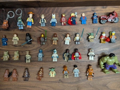LEGO Licensed Characters Lot — Marvel, Star Wars, DC & More (30+ Figures)