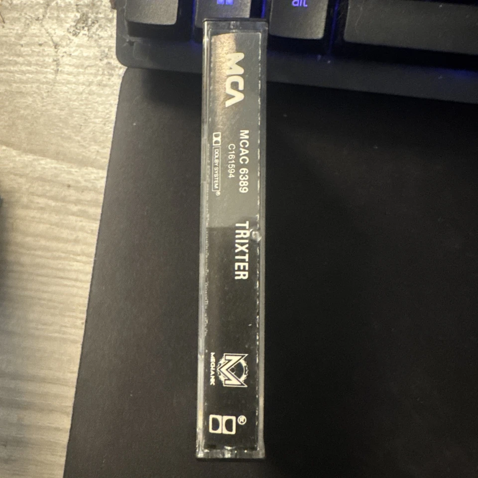 TRIXTER Cassette Tape SELF TITLED 1990 Metal Glam WHITE SHELL Rare - Image 2 of 4