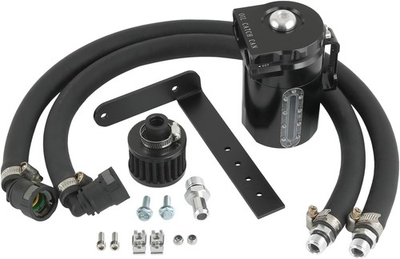 #ad Oil Catch Can Passenger Side Oil Separator Tank with WITH Breather Filter $56.54