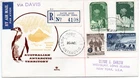 Australia Antarctic Territory 1960 Registered Airmail FDC from Davis to the US