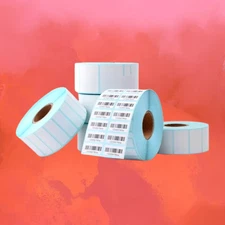 40MM WIDTH Blank White Direct Print Thermal Paper Sticker for Bar Code SKU Label