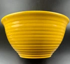 VINTAGE Chinese yellow Bauer Pottery beehive ringware #12 mixing bowl 12