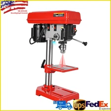 8" Benchtop Drill Press Tabletop Drilling Machine 620-3100RPM 5 Adjustable Speed