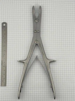 AESCULAP FO534R LUER-STILLE Hohlmeisselzange Rongeur gebogen Maul:17x8mm 240mm - Bild 1 von 4