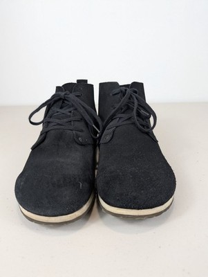 Birkenstock Dundee ankle suede boots in black men's size 10