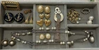 Vintage Costume Jewelry Lot Gold Tone 15 Piece Statement Lilly Pulitzer Avon