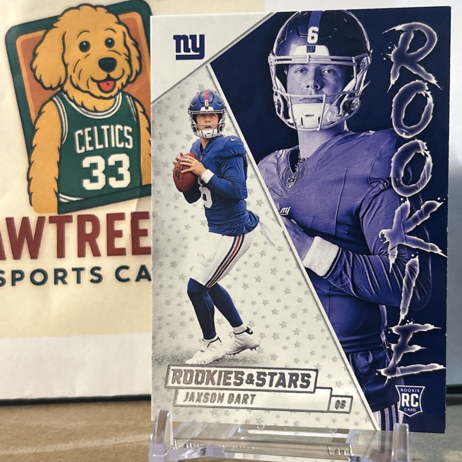 2025 Rookies And Stars Jaxson Dart Rookie Exclusive #10 Giants