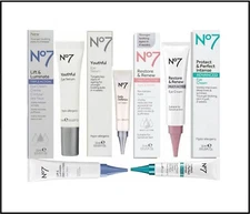 Boots No 7 No7 Eye Serum or Cream 0.5oz YOU CHOOSE