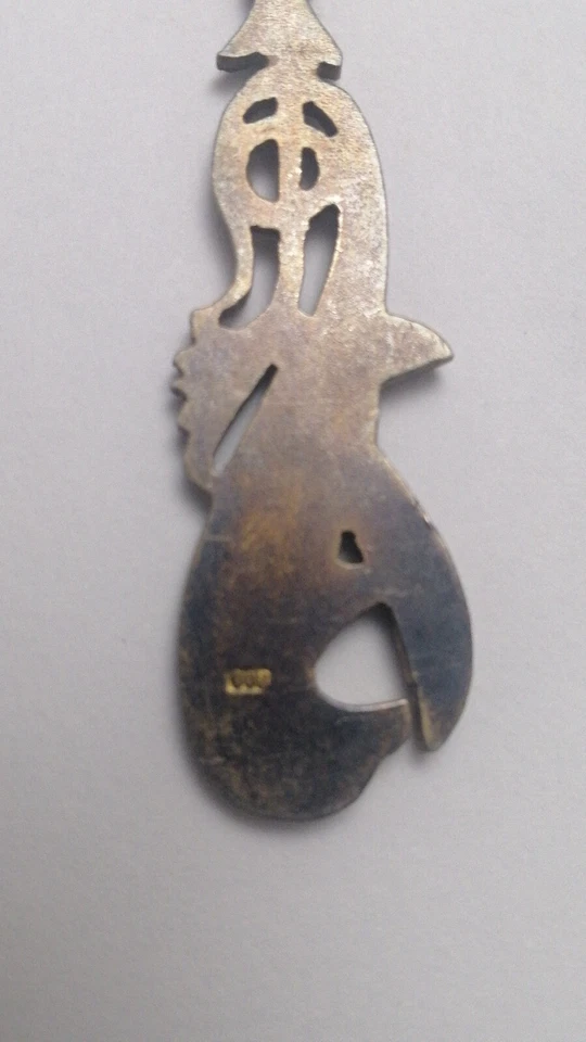 Prata egípcia antiga☆ Colheres de esmalte Handmad cloisonne & champleve☆ - Imagem 4 de 4