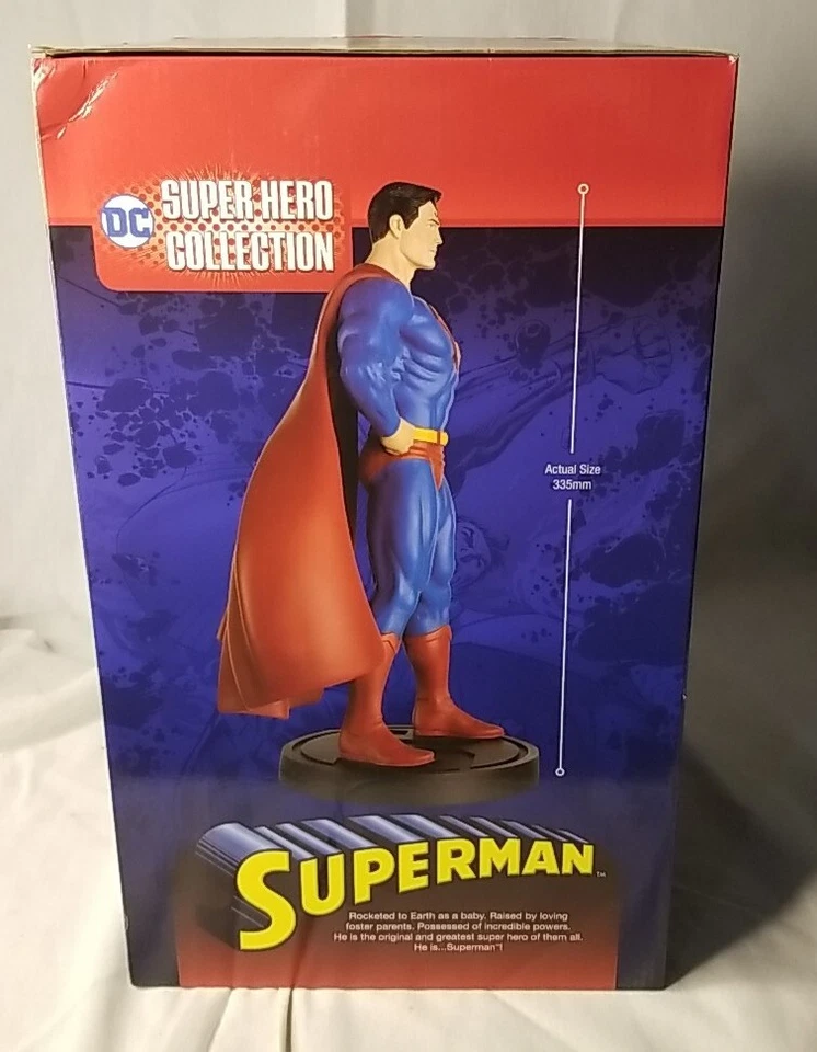 DC Super Hero MEGA Estatua Especial Superman Eaglemoss Con Certificado de Autenticidad Limitado 666/1000 Foto 2 de 4