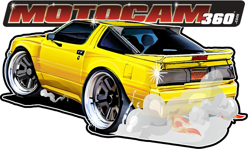 Mitsubishi Starion Dodge Conquest front bumper chin spoiler airdam- by Motocam - Image 2 of 4