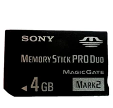 Sony 4GB Memory Stick Pro Duo Magic Gate Memory card