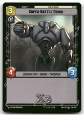 Super Battle Droid #230 Star Wars Unlimited TOR NM X3