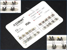 Dental Bracket Metal Braces Standard Roth .022" 3-4-5 Hooks 20pcs Orthodontic