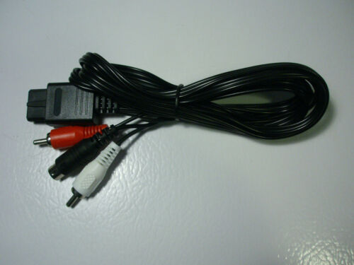 The best S-video cable for Nintendo SNES, N64, Game Cube. Svideo SVHS 1.8m / 6ft - Picture 1 of 1