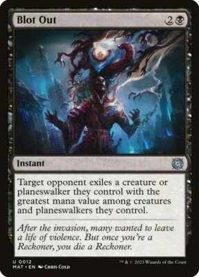 [MTG] Blot Out (Foil) (0012) (MAT) NM