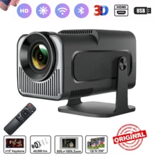 Mini 4K Android 11 Projector Native 1080P 390ANSI Dual Wifi6 BT5.0 9900Lumen