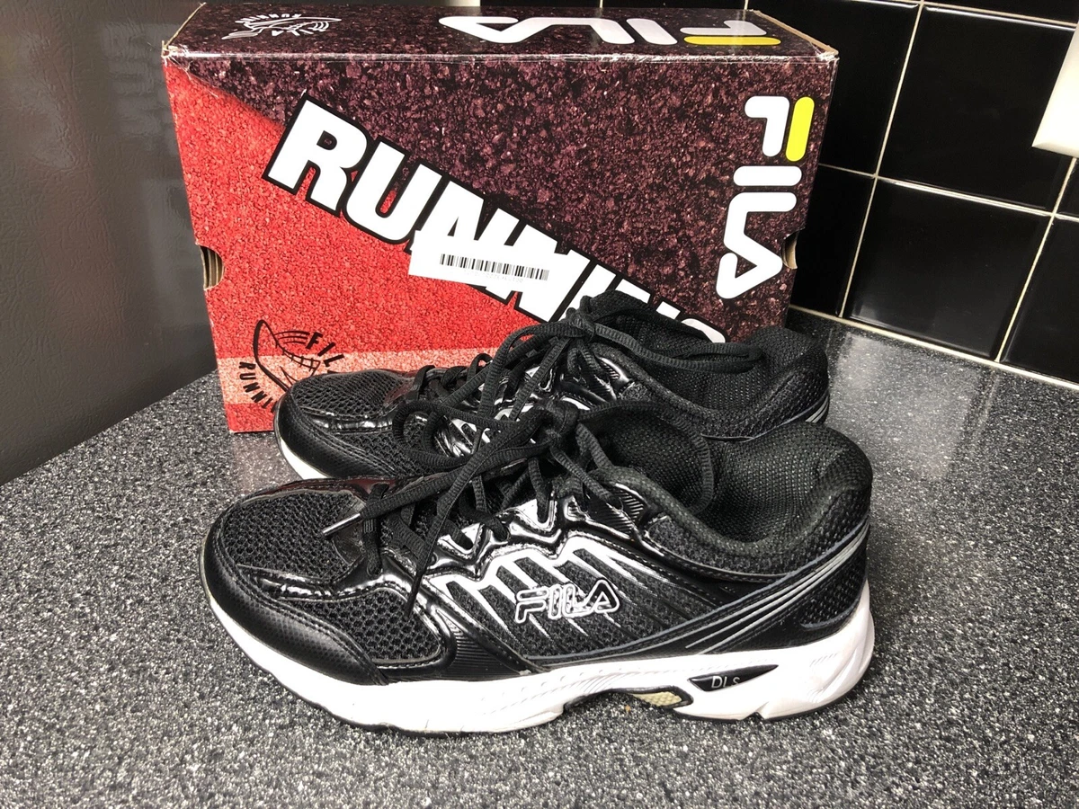 Fila Tempo Running Shoes Black Silver Size 8.5 Men s eBay