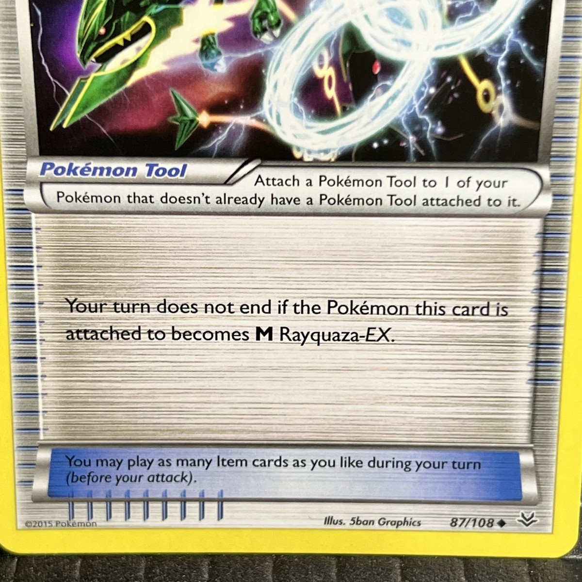 Rayquaza Spirit Link #87/108 Roaring Skies Uncommon Trainer Rayquaza Spirit Link #87/108 Roaring Skies Uncommon Trainer