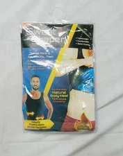 Sweat Shaper Men's Comfortable Lightweight Shaper Tank MG7 Black Small/Medium