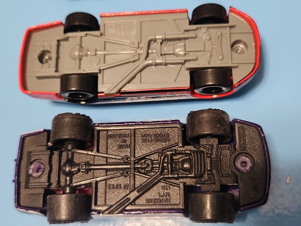 Matchbox 6- Nascar Racing 1:66 Race Cars Lot From 1990's Grand Prix Thunderbird  - Image 2 of 4