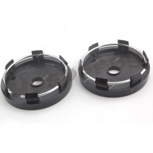 4Pcs 60mm Wheel Rim Center Hub Cap Cover Wheel Center Cap Cover Universal Black - Picture 7 of 8