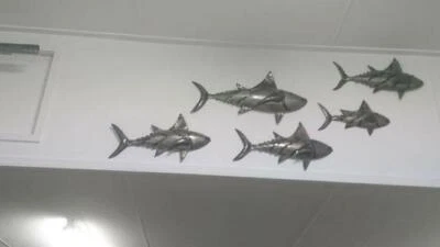 Pressed Metal Decorative Fish Silver Or Bronze Vases Bowls