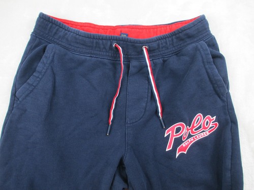 Polo Ralph Lauren Boys Large Blue Sweatpants Spell Out Cotton Kids Youth Casual* - Picture 9 of 13