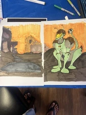 Corrupt Data #1 Splash Page Original Art With Comic