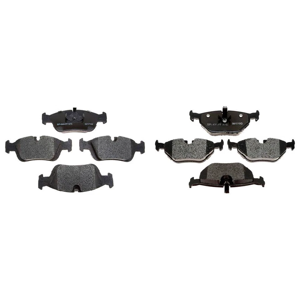 Pastillas de freno metálicas delanteras y traseras BMW 318i R-Line 1995 1994 1993 1992 Foto 4 de 4