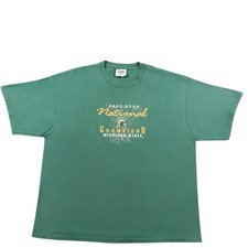 Vintage 2000 Michigan State Spartans National Champions T Shirt Size XXL