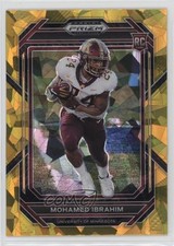 2023 Panini Prizm Draft Picks Gold Ice Prizm Mohamed Ibrahim #128 0p1n