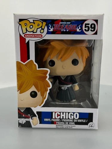 Funko POP! Animation Bleach Ichigo Kurosaki #59 Vinyl Figure DAMAGED BOX