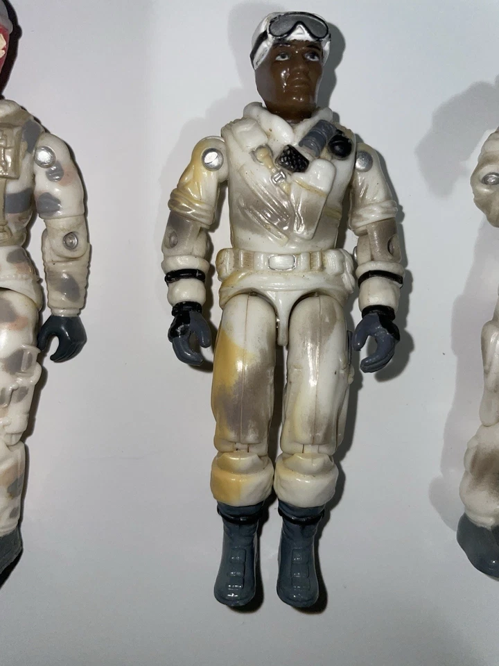 1997 Gi Joe Arctic Mission Team 3.75" Iceberg v3 Snow job v2 Blizzard v2 Figure - Image 3 of 4