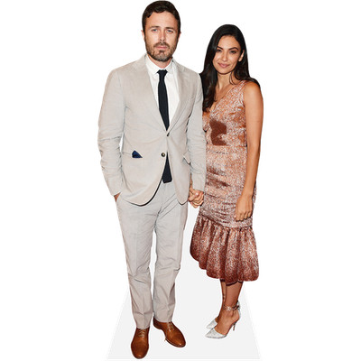 Casey Affleck und Floriana Lima (Duo) Mini Celebrity Cutout