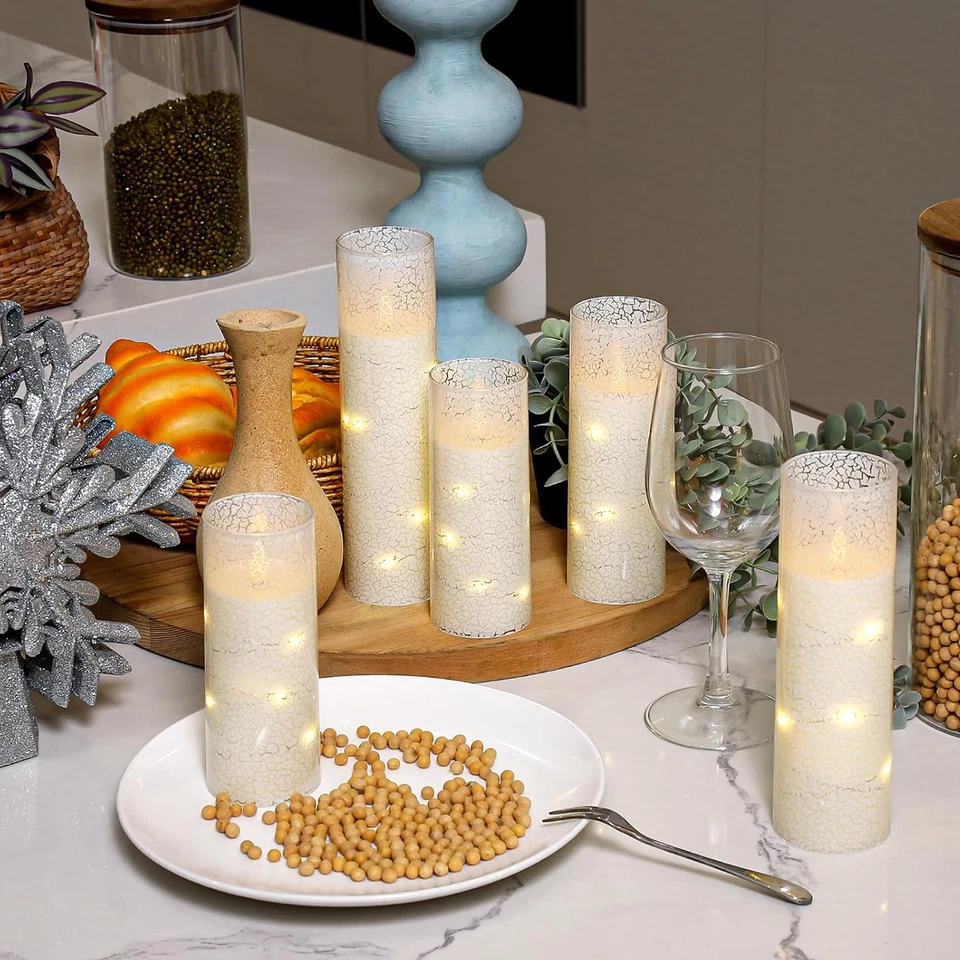 Flameless LED Pillar Candles with Remote Control and Timer, Battery Operated - Image 4 of 4